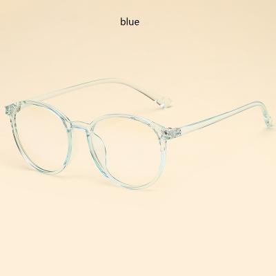 China 2022 Optical Frame Blue Light Blocking Round Plate Full Glass Optical Frame for sale