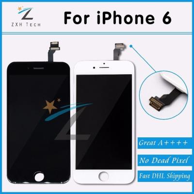 China LCD Display Touch Screen For iPhone 6 6S 7 8 Screen Pre-assembled with Digitizer White Black+Tools+Tempered Glass for sale