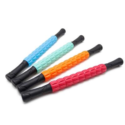 China Indoor Female Muscle Deep Foam Colored ABS PVC Counting Sporting Goods Cartoon Cloth Massage Hi Tech Technology Multiple Stick Gym Roller for sale