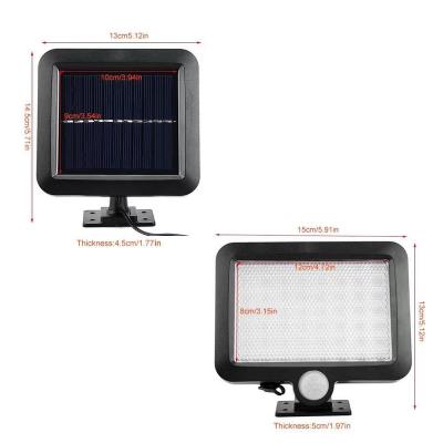 China European Garden Warehouse Delivery Split Type 56LED Solar Garden Light Outdoor Wireless Smart Sensor Waterproof for sale