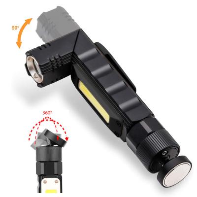 China Outdoor Multifunctional Strong Bright Magnetic Light Camping Waterproof Led Auto Repair Charging Household Long Range Flashlight for sale