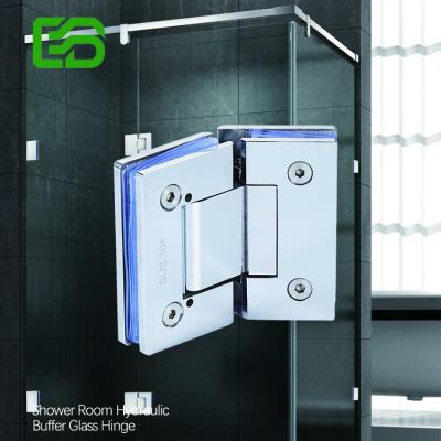 China Modern Brand New 135 Degree Self Close Hydraulic Adjustable Shower Door Pivot Glass Hinge for sale