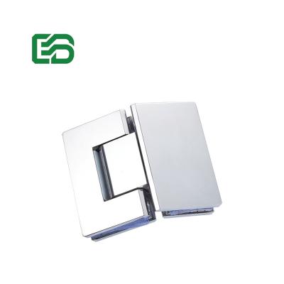 China OEM Modern Stainless Steel Buff Shower Door Hinge Frameless Hydraulic Sliding 135 Degree for sale