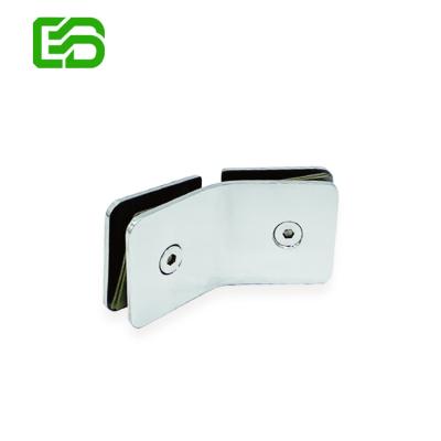 China Mordern China Supplier 135 Degree Glass To Glass Fixing Bracket Bracket Glass Door Clamp for sale