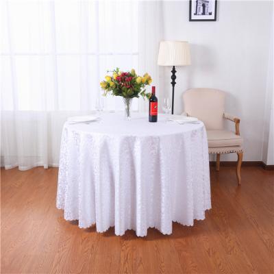 China Waterproof 2020 wholesale cheap price custom size 100% polyester tablecloths around wedding in china for sale