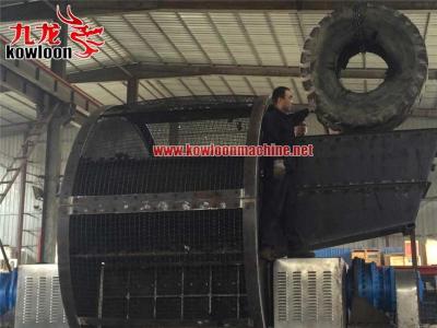 China Diameter â ‰ ¤ 2500mm waste tires used tire shredder machine for sale for sale