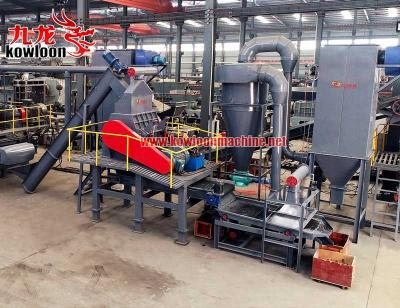 China 10-35mm Waste Tire Recycle Line Rubber Granulator Machine for sale