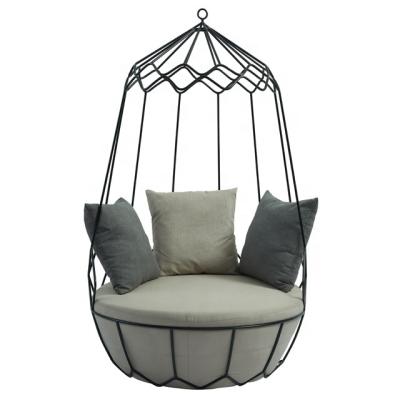 China Leisure Style Nice Design Metal Porch Nest Chair Seat Ceiling Outdoor Swing Chair for sale