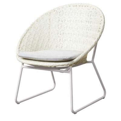 China Modern Outdoor Garden Rattan Shaped Furniture Wicker Aluminum Egg Chair for sale