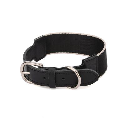 China Fashion Adjustable Custom Dog Collar Designer Leather Pet Accessories Dog Supplies Custom Hot Selling Adjustable Strap for sale