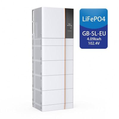 China Storage Systems Deye Battery GB-SL-EU LiFePO4 102.4V 4.09KWH 48V Solar Energy Lithium Batteries for sale