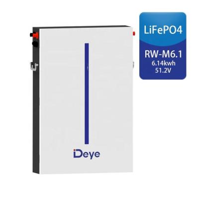 China Storage Deye Systems Battery RW-M6.1 LiFePO4 51.2V 100Ah 5.53kwh Solar Energy Lithium Batteries for sale