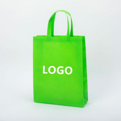 China Environmental Protection Reusable Portable Packaging Shopping Bag Accept Logo Non Woven Tote Bags Customized For Grocery Shop for sale