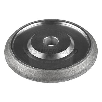 China hot selling CBN 4Y2 flat clad wheel stone diamond grinding wheels for sale