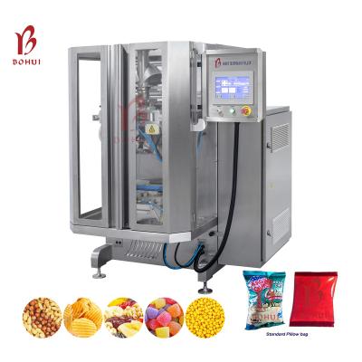 China Automatic Fast Speed ​​Multifunctional Continuous Motion Vertical Form/Fill/Seal Packaging Machine for Food Packing for sale