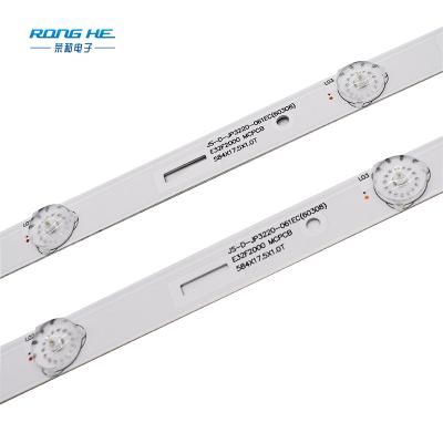 China Hotel china supply price good Rowa 32inch 6lamp6V led strip light with U type for sale