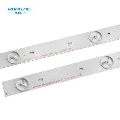 China Hotel factory high quality 627*20mm supplier TV backlight toshiba 32 inch 6led 3V LED strip use for sale