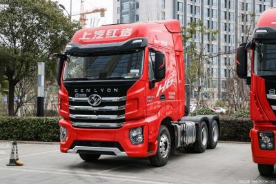 China Elektrischer Traktor-Haupt-LKW 89km/H SAIC Hongyan Jieshi H6 6X4 zu verkaufen