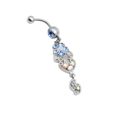 China Europe and USA China manufacturing quality piercing zinc alloy and stainless steel belly piercing jewelry for sale