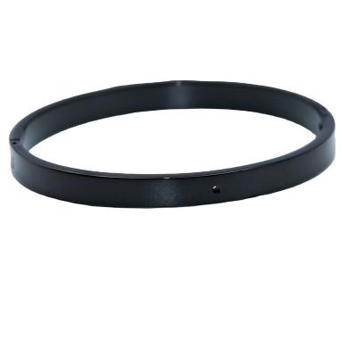 China High Quality Black Low Price Daily/Single Wristband Oval Wristbands Accessories for sale