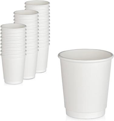 China Double Wall Disposable Insulated Leakproof Hot Paper Cup 6-16oz With Logo Printed Customized for sale