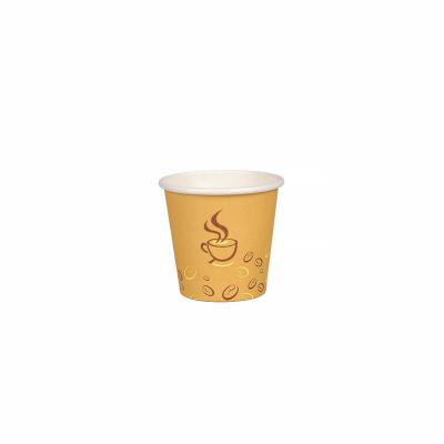 China Double Wall Disposable 3 Ounce Drinking Paper Cup Printed Paper Coffee Cups Wholesale for sale