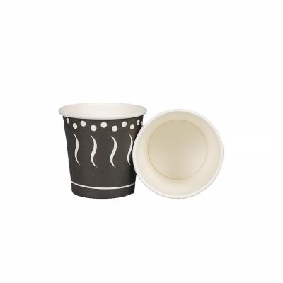 China Disposable made in china top quality food grade coffee single wall paper cups with custom logo for sale