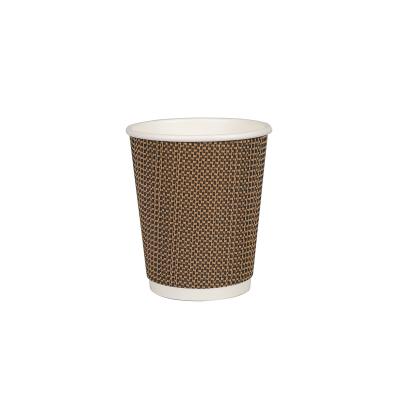 China Factory Manufacture Various Disposable Kraft Paper Single Wall Corrugated Cups for sale