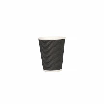 China Various Disposable Promotional Goods Using Take Away Disposal Corrugated Paper Coffee Cup for sale