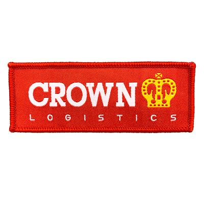 China cheap good quality 3D paper backing fabric custom name custom jacket patches for sale