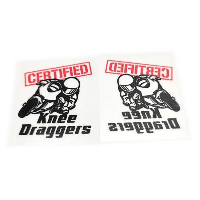 China Custom Viable Factory Brand Heat Transfer Logo Wholesale Screen Printed Heat Transfer Stickers Label for sale