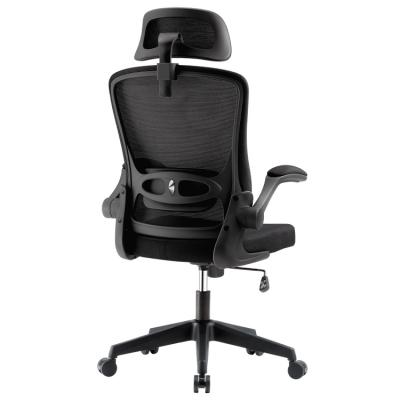 China Comfort Adjustable Back Ergonomic Swivel Chair High Lumbar Support Mesh Computer Executive Office Chairs (Height) for sale