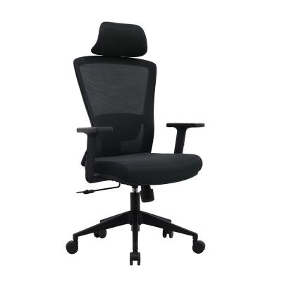 China Modern Black Ergonomic Swivel Mesh Executive Office Computer Chairs Chair (Height) Adjustable for sale