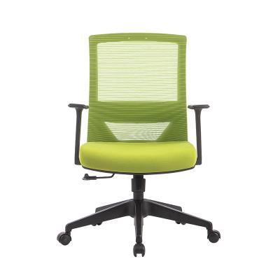 China (Size) Modern Cheap High Adjustable Computer Desk Chair With Fixed Armrest Mesh Swivel Office Chairs for sale