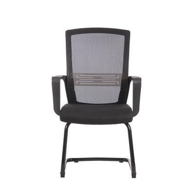 China (Size) adjustable modern office chair for sale cheap black visitor executive desk chairs with steel frame base for sale