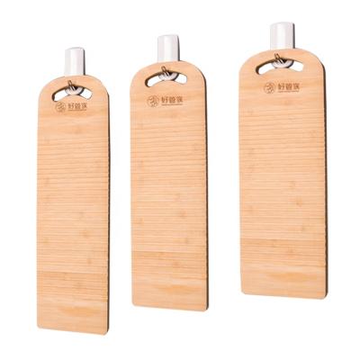 China Laundry Board Hand Wash Clothes Natural Home Bathroom Bamboo Wash Board Clothes Scrub Board for sale