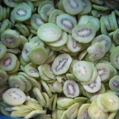 China IQF FROZEN Sliced ​​Frozen Kiwifruit Dies Cubes Sliced ​​Frozen Kiwifruit 10x10mm for sale