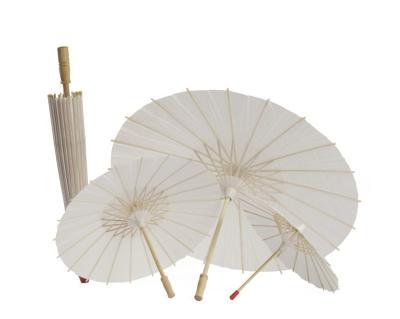 China Vintage Bridal Paper Umbrella White Paper Parasol Unique Romantic Wedding Umbrella for Bridal Bridesmaid, Wedding Gift for sale