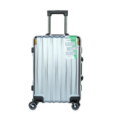 China Universal 20/24 Inch Frame Business Boarding Case Aluminum Alloy Trolley Case WI Magnesium Wheel PC Aluminum Alloy Luggage for sale