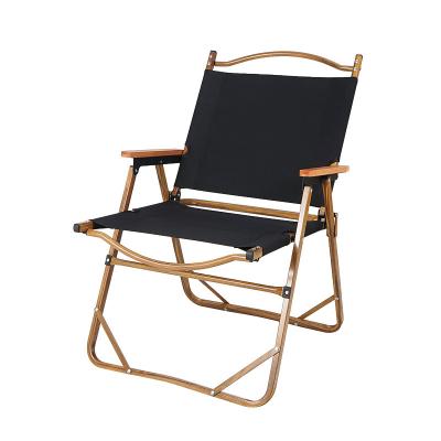 China Beach Chair Beech Canvas Easy Foldable Outdoor Camping Easy Carry Folding Wooden Chairs à venda