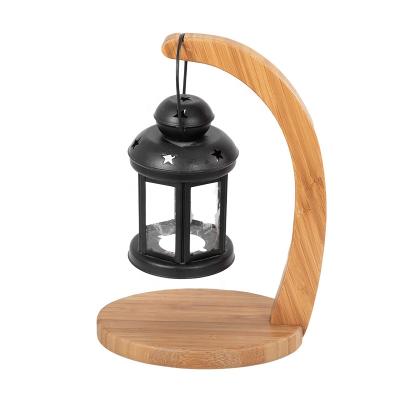 China Luyuan Lightweight Bamboo Light Stand Small And Portable Put On Dining Table New Arrived Small Light Stand For Camping à venda