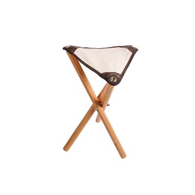 China Easy Carry Outdoor Triangular Folding Stool With Lightweight Canvas Fishing Chair for sale