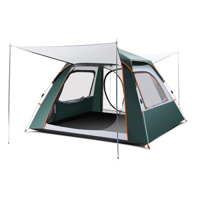 China Quick Automatic Waterpoof Sport Family 3-4 Person Outdoor House Waterpoof Camping Tent Instant Pop Up Tent for sale