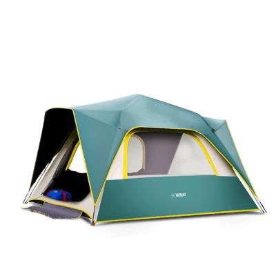 China Automatic Waterpoof Pop Up Camping Tent Easy Setup 4 To 5 Person Family Instant Camping Tent for sale