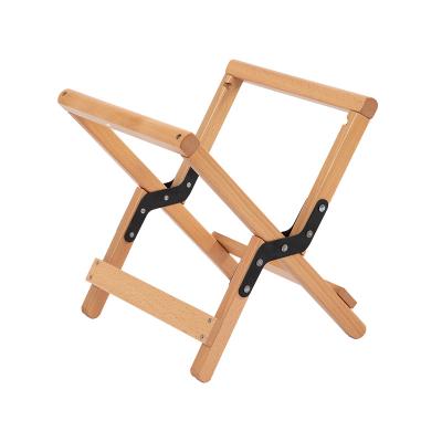 중국 Outdoor Portable Fishing Wood Stool Foldable Mini Beach Easy Carry Solid Wood Chair 판매용