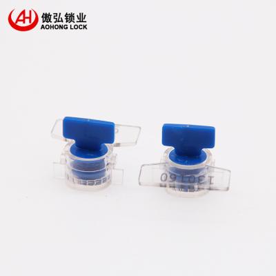 China High quality plastic twist and seal tight joint meter one time use pull meter for water meter for sale