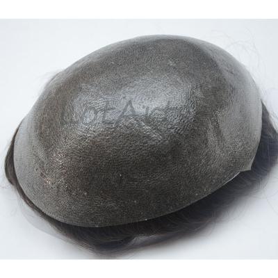 China Thin Skin Toupee Men Toupee Hair Free Material 8x10 In Stock for sale