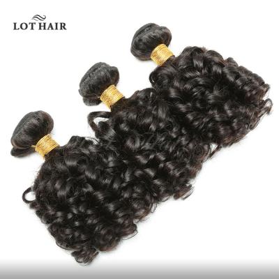 China Funmi Good Quality Bouncy Raw 100% Virgin Hair Bouncy Curl Curl Factory Supply for sale