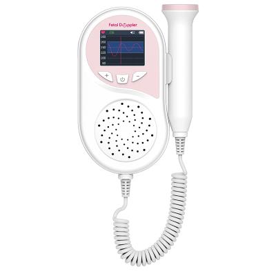 China CE plastic cheap home china manufacturer CONTEC10B digital portable fetal doppler fetal heart monitor for sale