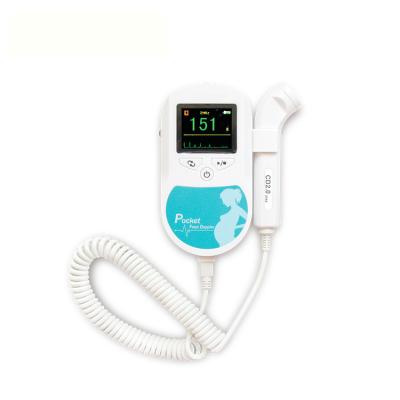 China Plastic Manufacturer CONTEC Handheld Ultrasound Prenatal Fetal Heart Rate Monitoring Fetal Doppler for sale